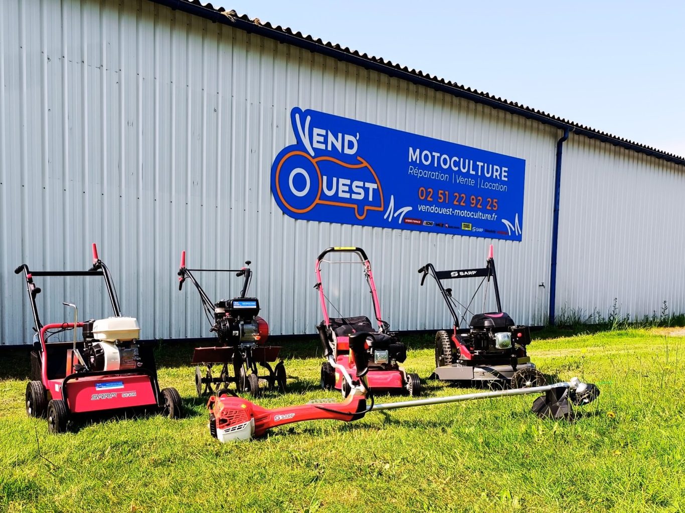 Location de matériel de motoculture Matériel en location chez Vend'Ouest Motoculture à Landevieille en Vendée